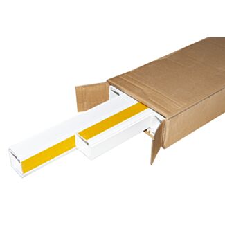 Link LK406408 pack of 8 ducts cable duct adhesive in PVC 1 m dimensions 40x40 mm with cover sliding white (8 m in total)