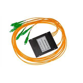 Link LK4SCAPC box PLC splitter with connectors SC APC 2 in and 4 OUT 1.5 m