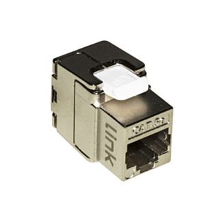 Link LK5EST outlet network keystone jacks RJ45 category 5E shielded toolless gold-plated contacts 50 micron
