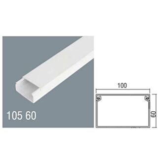 Link LK60100 cable duct in PVC mm 100x60 2 m with cover sliding white
