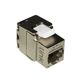 Link LK6ST outlet network keystone jacks RJ45 category 6 shielded toolless gold-plated contacts 50 micron