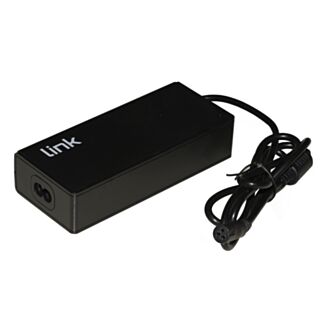 Link LKAD90WA1 alimentatore universale per notebook 90 W 5a max, regolazione automatica 12-20 volt con 12 adattatori, 1 porta USB per ricarica 5 volt