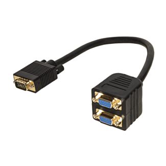 Link LKADAT06 adattatore splitter VGA maschio - 2 porte VGA femmina