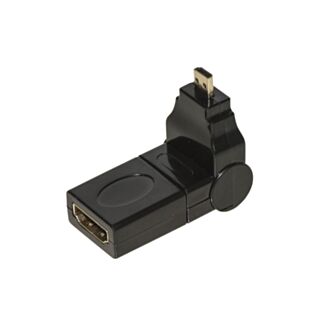 Link LKADAT106 adattatore micro HDMI maschio - HDMI femmina con connettore inclinabile e ruotabile