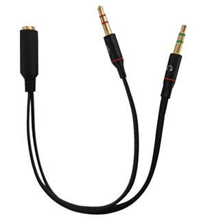 Link LKADAT137 splitter audio for headphones with microphone with 1 connector 3.5” on card audio with 2 connectors 3.5 mm