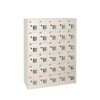 Link LKBOX52 box 30 bays metal with window, closure key, size 110.5x23x90