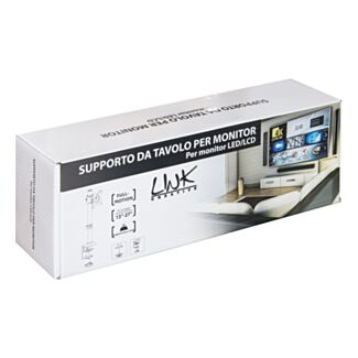 Link LKBR05 braccio da tavolo con morsa per monitor 13-27", fino a 10 kg