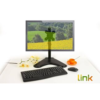 Link LKBR28 braccio da tavolo con base per monitor 13-32", fino a 8 kg, VESA 100x100