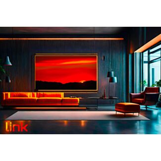 Link LKBR43 supporto a muro per TV 37-70", fino a 40 kg, con livella a bolla