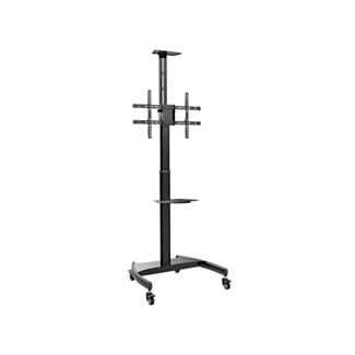Link LKBR49 supporto a pavimento con ruote e ripiani per TV 37-70", fino a 50 kg, altezza regolabile
