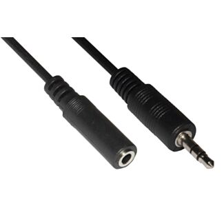 Link LKC3520MF audio cable stereo 3.5 mm male/female 1.80 m black
