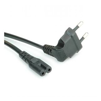 Link LKC718B power cable with Italian two-pin plug 90° - outlet 8 form female C7 1.8 m