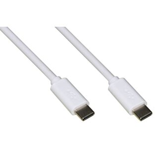 Link LKCC2003W USB cable 2.0 USB-C male/male 0.3 m white