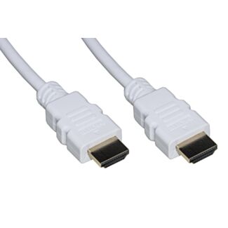 Link LKCHDMI50B cavo HDMI 4Kx2K con contatti dorati, 5 m, bianco