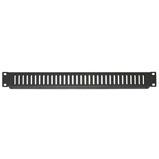 Link LKCOP1UVN pannello cieco ventilato 1 unità per armadi rack 19" nero viti incluse