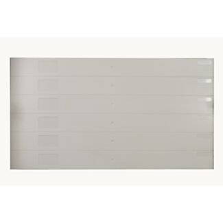 Link LKCOP6U cover 19" for rack cabinets 6U grey with parts 1U removable mounting with clips