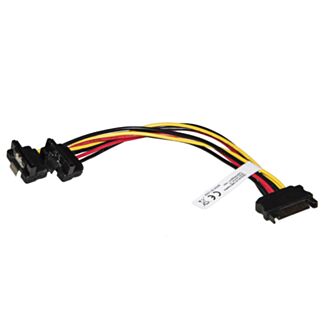 Link LKCSATA04 SATA cable power 15 PIN SATA male 2x15 PIN SATA 90°