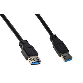 Link LKCU3005 extension cable USB 3.0 connectors male/female in copper 0.5 m