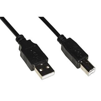Link LKCUSB3N USB cable 2.0 connectors -B in copper 3 m, black