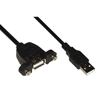 Link LKCUSBPC USB cable connector male/ female panel 1 m
