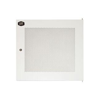 Link LKDOOR12UF perforated metal door with lock for cabinet Link 12U LK 1912ugf grey