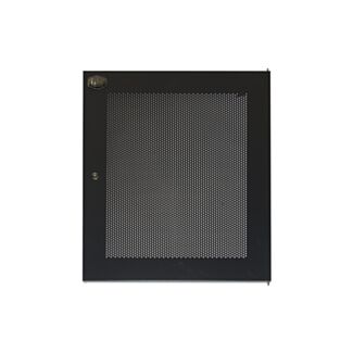 Link LKDOOR15UFN perforated metal door with lock for cabinet Link 15U LK 1915unf black