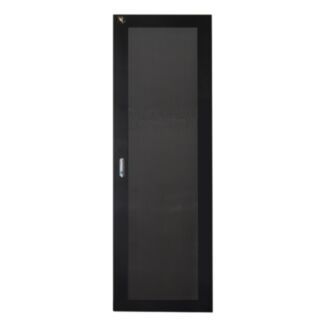 Link LKDOOR32IN door metal perforated black for cabinets Link 32U width 600 mm with lock