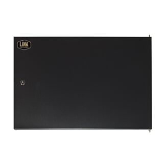 Link LKDOOR9UEN porta chiusa in metallo pieno con serratura per armadio Link 9U LK1909UNF nero