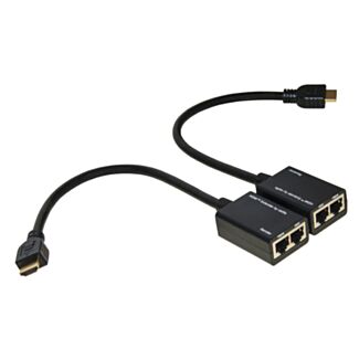 Link LKEXT15 extender HDMI via 2 cables of network CAT 6 up to 30 m full HD