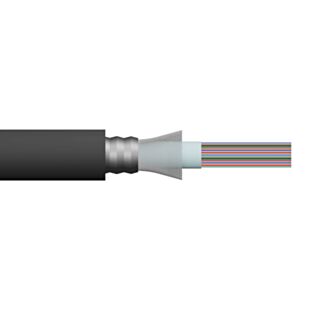 Link LKFIB24OM4OA fibre optic cable 24 fibres armoured indoor/outdoor rodent-proof OM4 ( per metre )