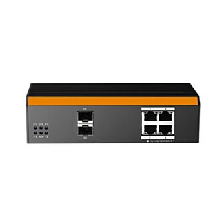 Link LKIND5 switch industrial managed with 4 ports gigabit POE with 2 ports SFP for fibre optic