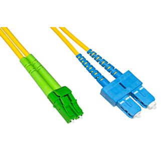 Link LKLCASCU901 fibre optic patch cable LC/APC-SC/UPC, single-mode, duplex, 1 m