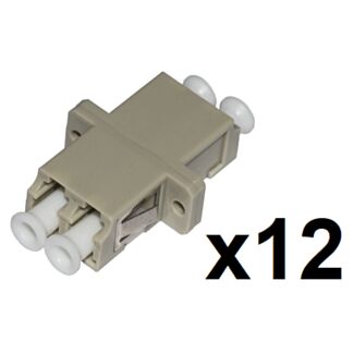 Link LKLCD212 pack of 12 fibre optic adapters LC/LC multimode duplex OM2