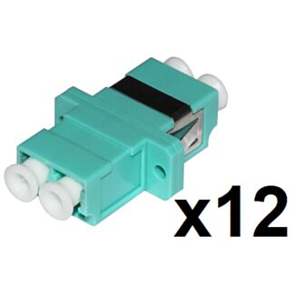 Link LKLCD312 pack of 12 fibre optic adapters LC/LC multimode duplex OM3