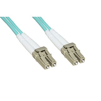 Link LKLCLC3550 fibre optic patch cable LC-LC, multimode, duplex, OM3, 50/125, 50 m