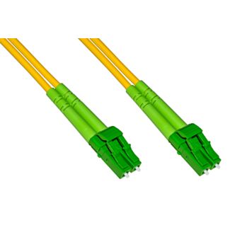 Link LKLCLCAPC2 fibre optic patch cable LC/APC-LC/APC, single-mode, duplex, 2 m