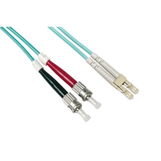 Link LKLCST3505 fibre optic patch cable LC-ST, multimode, duplex, OM3, 50/125, 5 m