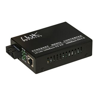 Link LKMCSM10 media converter RJ45 - fibre optic SC 10/100/1000 single-mode 1310 nm