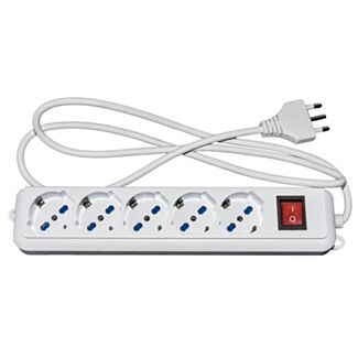 Link LKMP05 power strip 5 universal outlets ITA/Schuko 10/16A - plug 16A with switch
