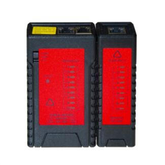 Link LKMS03 tester of network for cables 6 and 8 pin, RJ11 and RJ45 with U local and remote with 8 LED shielding