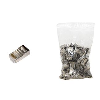 Link LKPL85S pack of 100 connectors 8 pin CAT 5E shielded RJ45 flexible