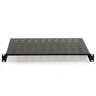 Link LKRIP300N ripiano per armadio 19" 1 unità profondita' 300 mm. (universale) 2 attacchi (frontali) colore nero