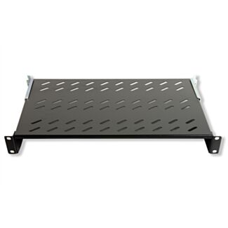 Link LKRIP350LN ripiano per armadio 19" 1 unità profondita' 350 mm. (universale) 4 attacchi (frontale+posteriore) colore nero