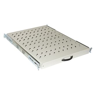 Link LKRIP370E ripiano universale per armadio rack 19" estraibile su binari telescopici 1 unità grigio 370 mm