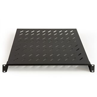 Link LKRIP400N shelf for cabinet 19" 2U depth 400 mm. (universal), black