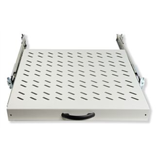 Link LKRIP570E ripiano universale per armadio rack 19" estraibile su binari telescopici 1 unità grigio 570 mm