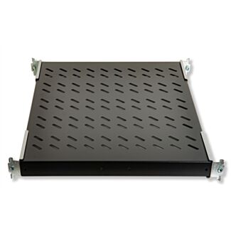 Link LKRIP570N ripiano universale per armadio rack 19" allungabile 570 mm con 4 agganci nero
