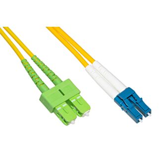 Link LKSCALCU902 fibre optic patch cable SC/APC-LC/UPC, single-mode, duplex, 2 m