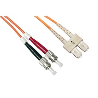 Link LKSCST2503 fibre optic patch cable SC-ST, multimode, duplex, OM2, 50/125, 3 m