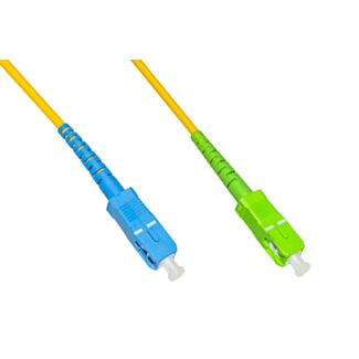 Link LKSCUSCAS905 fibre optic patch cable SC/APC-SC/UPC, single-mode, simplex, 5 m
